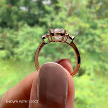 Load image into Gallery viewer, Lab diamond engagement ring wedding rings Moissanite bands manila philippines

