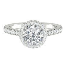 Load image into Gallery viewer, lab diamond engagement ring store halo cathedral jewelry wedding rings Manila philippines
