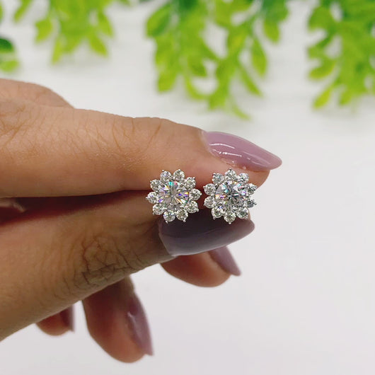 Lab diamond earrings Moissanite Engagement ring Wedding Rings Manila Philippines