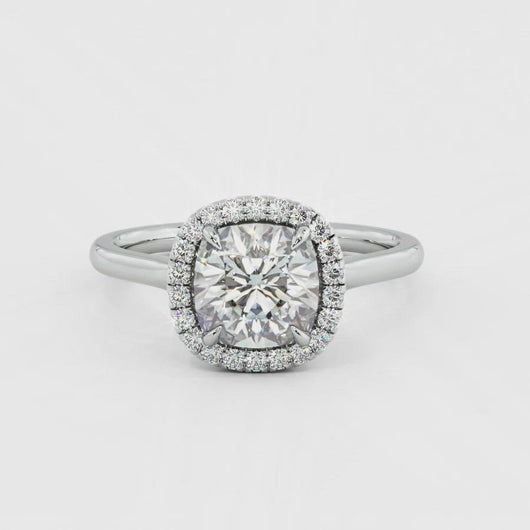 Cushion Lab Diamond Engagement Ring Moissanite Wedding Rings Manila Philippines