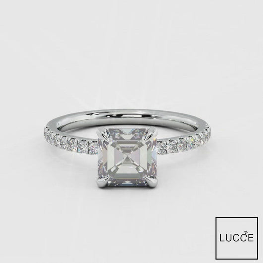 Where to buy Asscher Engagement ring wedding rings gold jewelry moissanite lab diamond  manila philippines