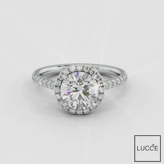 Montevalle Round Engagement ring wedding rings gold platinum jewelry lab diamond moissanite manila philippines