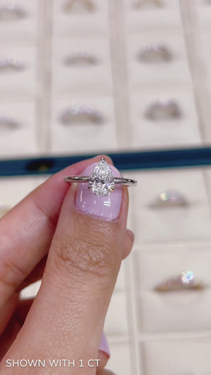 Best Engagement Ring Pear Lab Diamond Manila Philippines